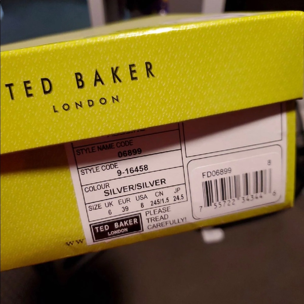 Silver Ted Baker Heels - image 3